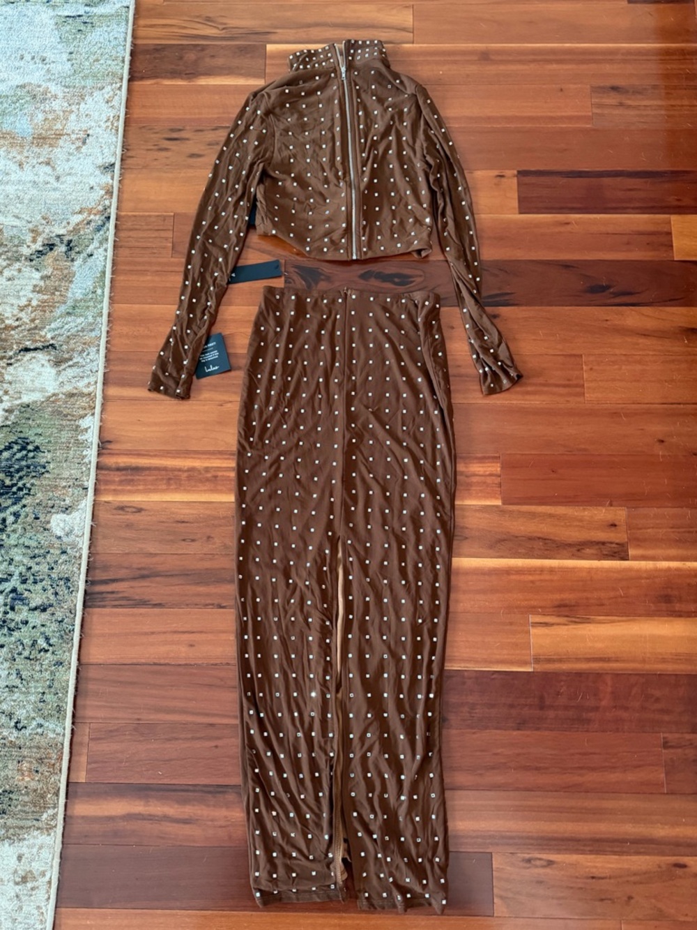 Lulus Two Piece Gown - Picture 3 of 4